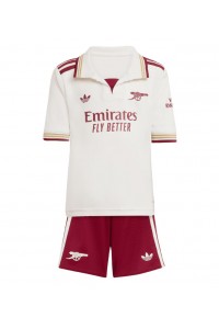 Fotbalové Dres Arsenal Dětské Třetí Oblečení 2025-26 Krátký Rukáv (+ trenýrky)